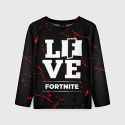 Детский лонгслив Fortnite Love Классика