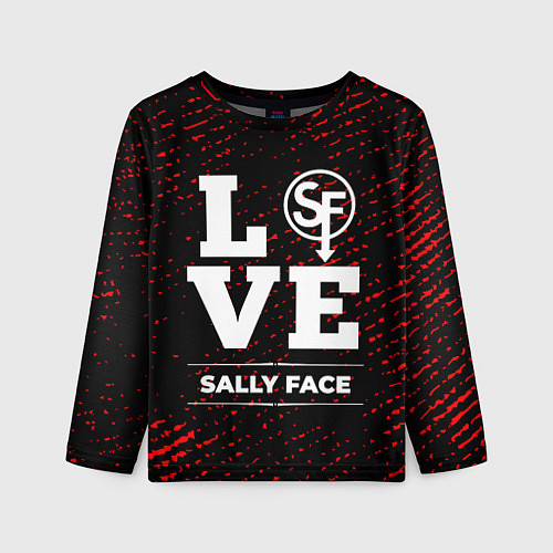 Детский лонгслив Sally Face Love Классика / 3D-принт – фото 1