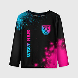 Детский лонгслив West Ham Neon Gradient