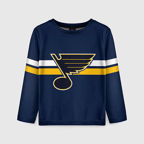 Детский лонгслив Сент-Луис Блюз форма / 3D-принт – фото 1