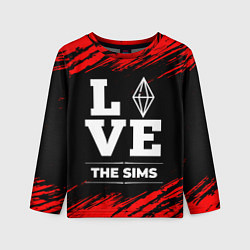 Детский лонгслив The Sims Love Классика