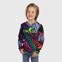 Лонгслив детский CS GO - HYPERBEAST, цвет: 3D-принт — фото 2