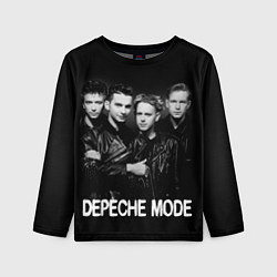 Лонгслив детский Depeche Mode - black & white portrait, цвет: 3D-принт