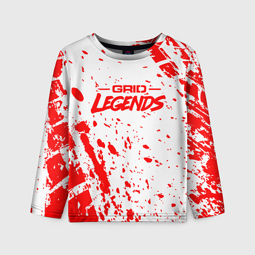 Детский лонгслив Грид легендс - гонки / 3D-принт – фото 1