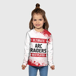 Лонгслив детский ARC Raiders: Best Player Ultimate, цвет: 3D-принт — фото 2