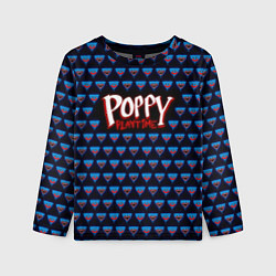 Лонгслив детский Poppy Playtime - Huggy Wuggy Pattern, цвет: 3D-принт