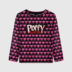 Детский лонгслив Poppy Playtime - Kissy Missy Pattern - Huggy Wuggy