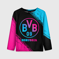 Детский лонгслив Borussia - neon gradient