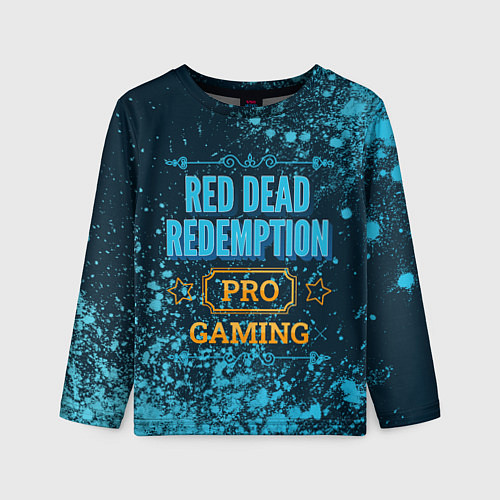Детский лонгслив Игра Red Dead Redemption: pro gaming / 3D-принт – фото 1
