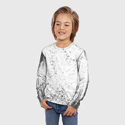 Лонгслив детский Потертость и бызги, цвет: 3D-принт — фото 2