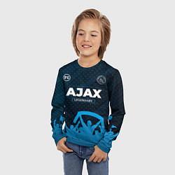 Лонгслив детский Ajax legendary форма фанатов, цвет: 3D-принт — фото 2