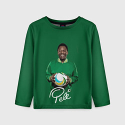 Детский лонгслив Пеле PELE легенда футбола