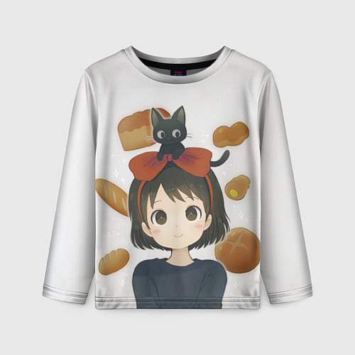 Детский лонгслив Малышка Кики / 3D-принт – фото 1