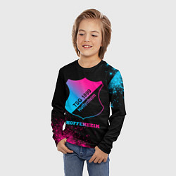 Лонгслив детский Hoffenheim - neon gradient, цвет: 3D-принт — фото 2