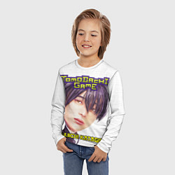 Лонгслив детский Tomodachi Game: Юичи Катагири портрет, цвет: 3D-принт — фото 2