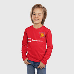 Лонгслив детский Джейдон Санчо Манчестер Юнайтед форма 20222023, цвет: 3D-принт — фото 2