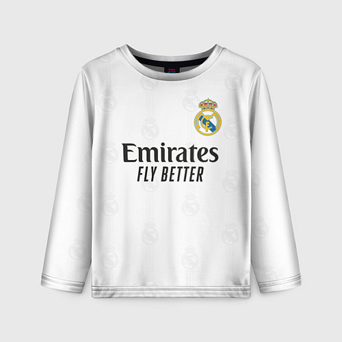 Детский лонгслив Винисиус Реал Мадрид форма 20222023 / 3D-принт – фото 1