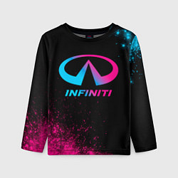 Детский лонгслив Infiniti - neon gradient