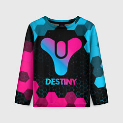 Детский лонгслив Destiny - neon gradient