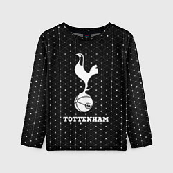 Детский лонгслив Tottenham sport на темном фоне