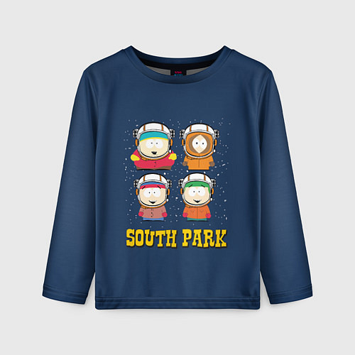 Детский лонгслив South park космонавты / 3D-принт – фото 1