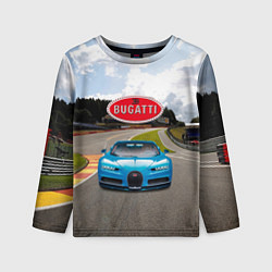 Лонгслив детский Bugatti - motorsport - гоночная трасса, цвет: 3D-принт