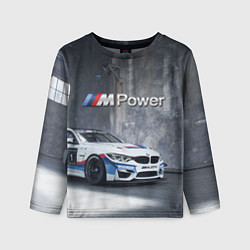 Лонгслив детский BMW M4 GT4 - racing team - motorsport, цвет: 3D-принт