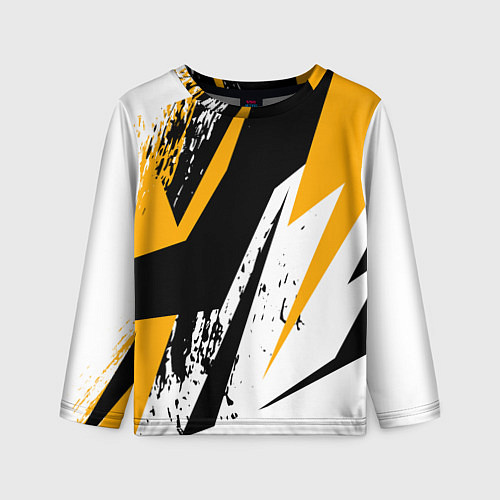 Детский лонгслив Гоночная абстракция / 3D-принт – фото 1