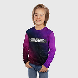 Лонгслив детский Bleach gradient space, цвет: 3D-принт — фото 2