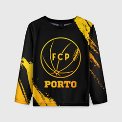 Лонгслив детский Porto - gold gradient, цвет: 3D-принт