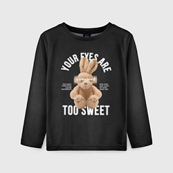 Детский лонгслив Rabbit too sweet