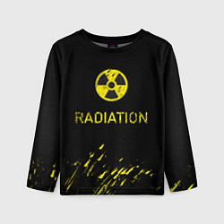 Детский лонгслив Radiation - радиационная опасность