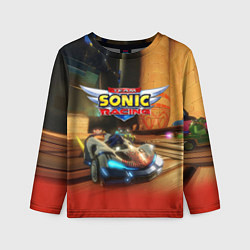 Детский лонгслив Team Sonic racing - hedgehog - video game