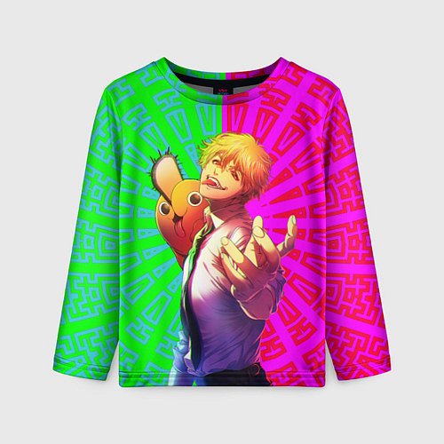 Детский лонгслив Дэнзи с Потитой на плече / 3D-принт – фото 1