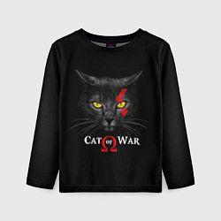 Детский лонгслив Cat of war collab