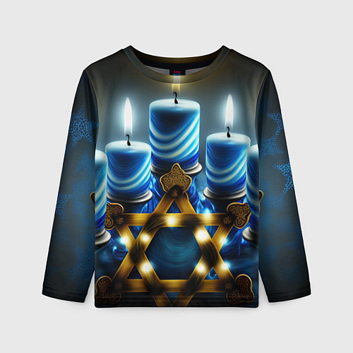 Детский лонгслив Праздник огней / 3D-принт – фото 1