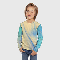 Лонгслив детский Красочный песок, цвет: 3D-принт — фото 2