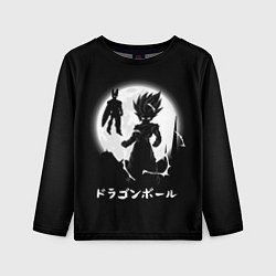 Детский лонгслив Dragon Ball Гоку при луне