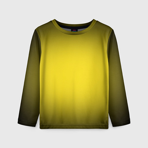 Детский лонгслив Желтый градиент / 3D-принт – фото 1