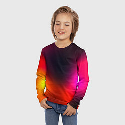 Лонгслив детский Абстрактная текстура, цвет: 3D-принт — фото 2