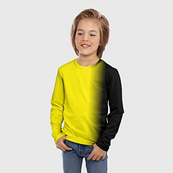 Лонгслив детский И черный и желтый, цвет: 3D-принт — фото 2