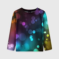 Лонгслив детский Абстракция блики, цвет: 3D-принт
