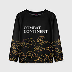 Детский лонгслив Combat Continent anime clouds