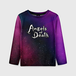 Детский лонгслив Angels of Death gradient space