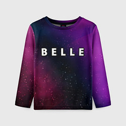 Детский лонгслив Belle gradient space