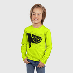 Лонгслив детский Fresh lime, цвет: 3D-принт — фото 2