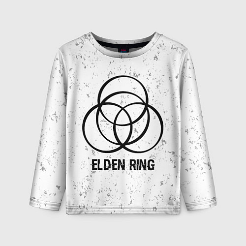 Детский лонгслив Elden Ring glitch на светлом фоне / 3D-принт – фото 1