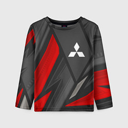 Лонгслив детский Mitsubishi sports racing, цвет: 3D-принт