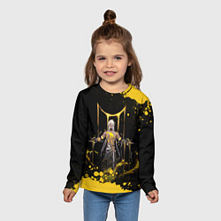 Лонгслив детский Нанук, цвет: 3D-принт — фото 2