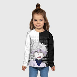 Лонгслив детский Киллуа - Hunter x Hunter, цвет: 3D-принт — фото 2